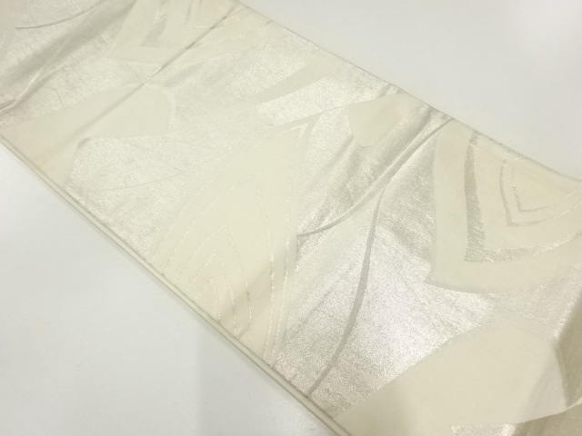 アンティーク　葉模様織出し袋帯（材料）